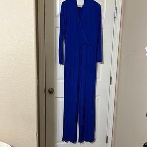Grace Karin jumpsuit size Large, very long. Worn once